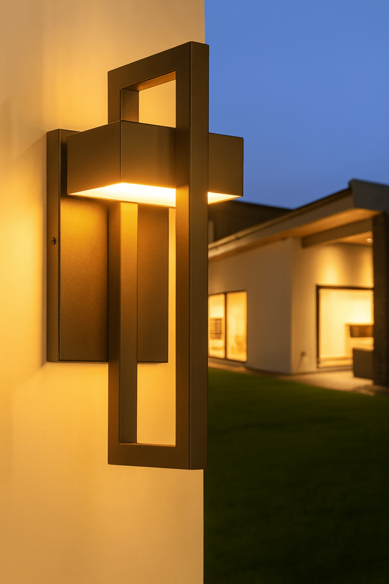 Lisslune | ARCORA – Modern Outdoor Wall Lamp with LED & Weather Protection