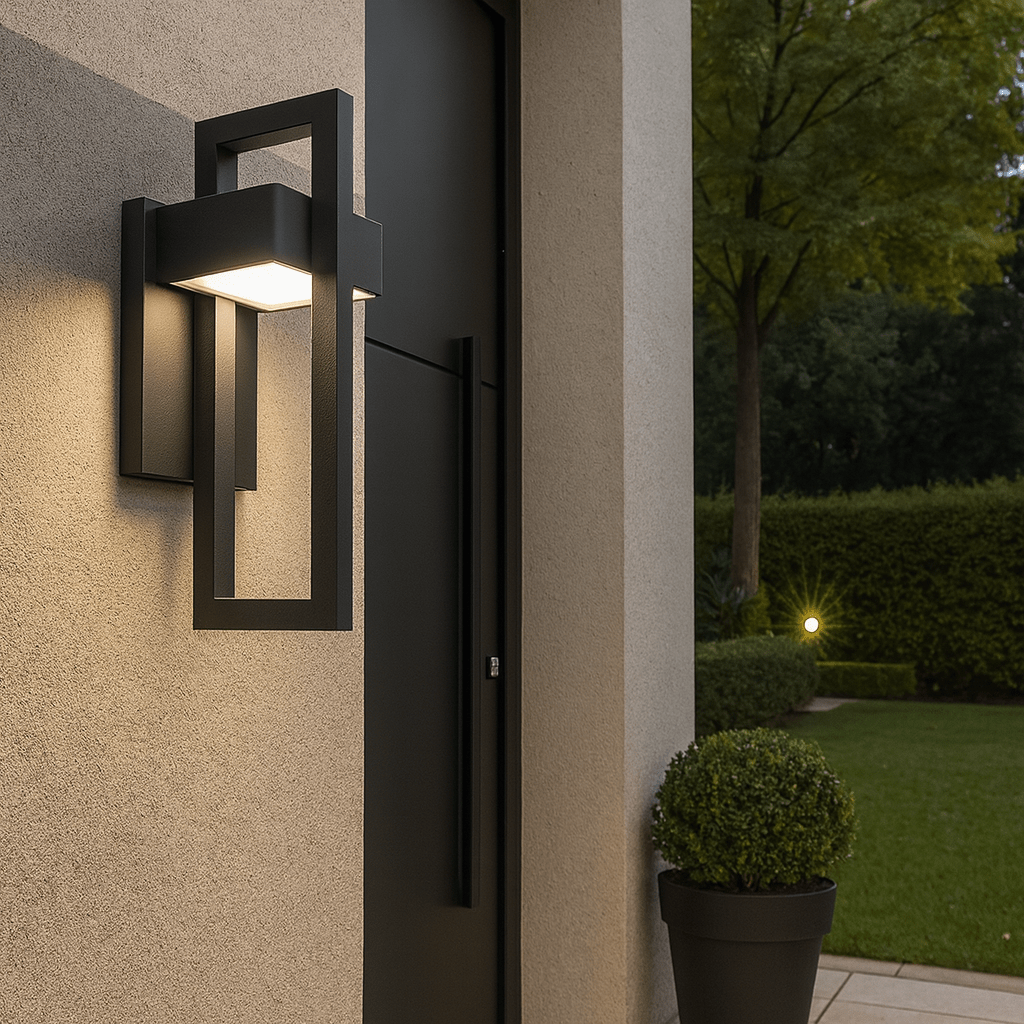 Lisslune | ARCORA – Modern Outdoor Wall Lamp with LED & Weather Protection