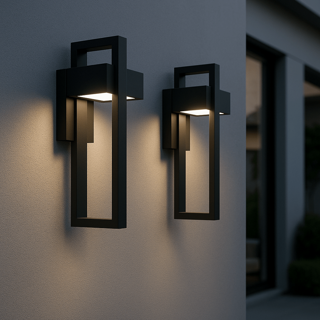 Lisslune | ARCORA – Modern Outdoor Wall Lamp with LED & Weather Protection