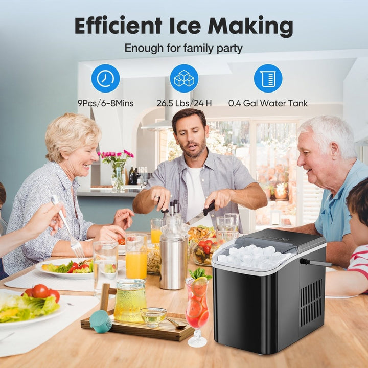 Lisslune | ARCTICCUBE – Compact Portable Ice Maker with Self-Cleaning Function