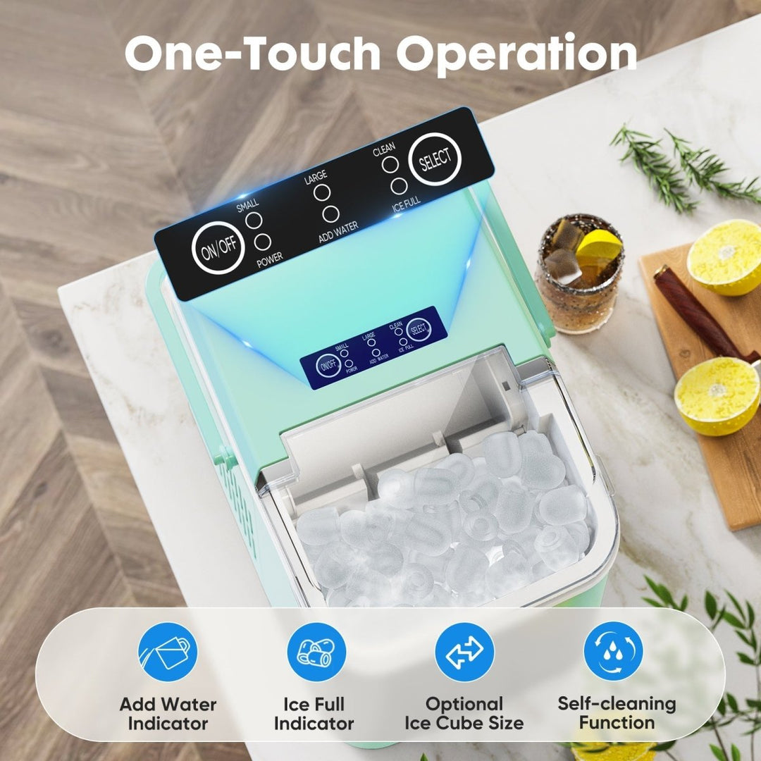 Lisslune | ARCTICCUBE – Compact Portable Ice Maker with Self-Cleaning Function