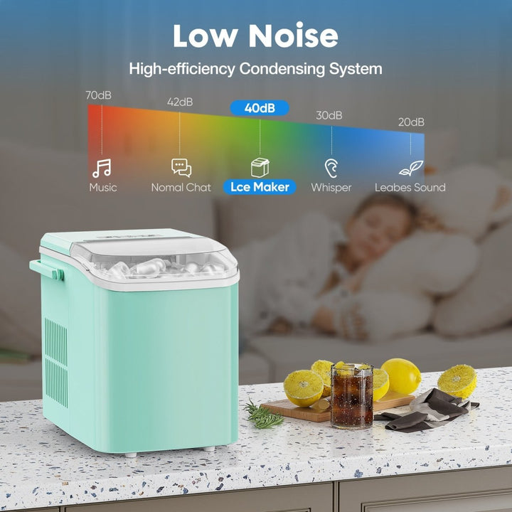 Lisslune | ARCTICCUBE – Compact Portable Ice Maker with Self-Cleaning Function