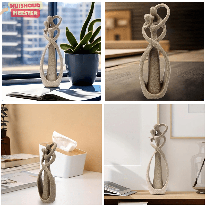Lisslune | Armonia Embrace Sculpture – Artistic Symbol of Love, Connection, and Timeless Elegance