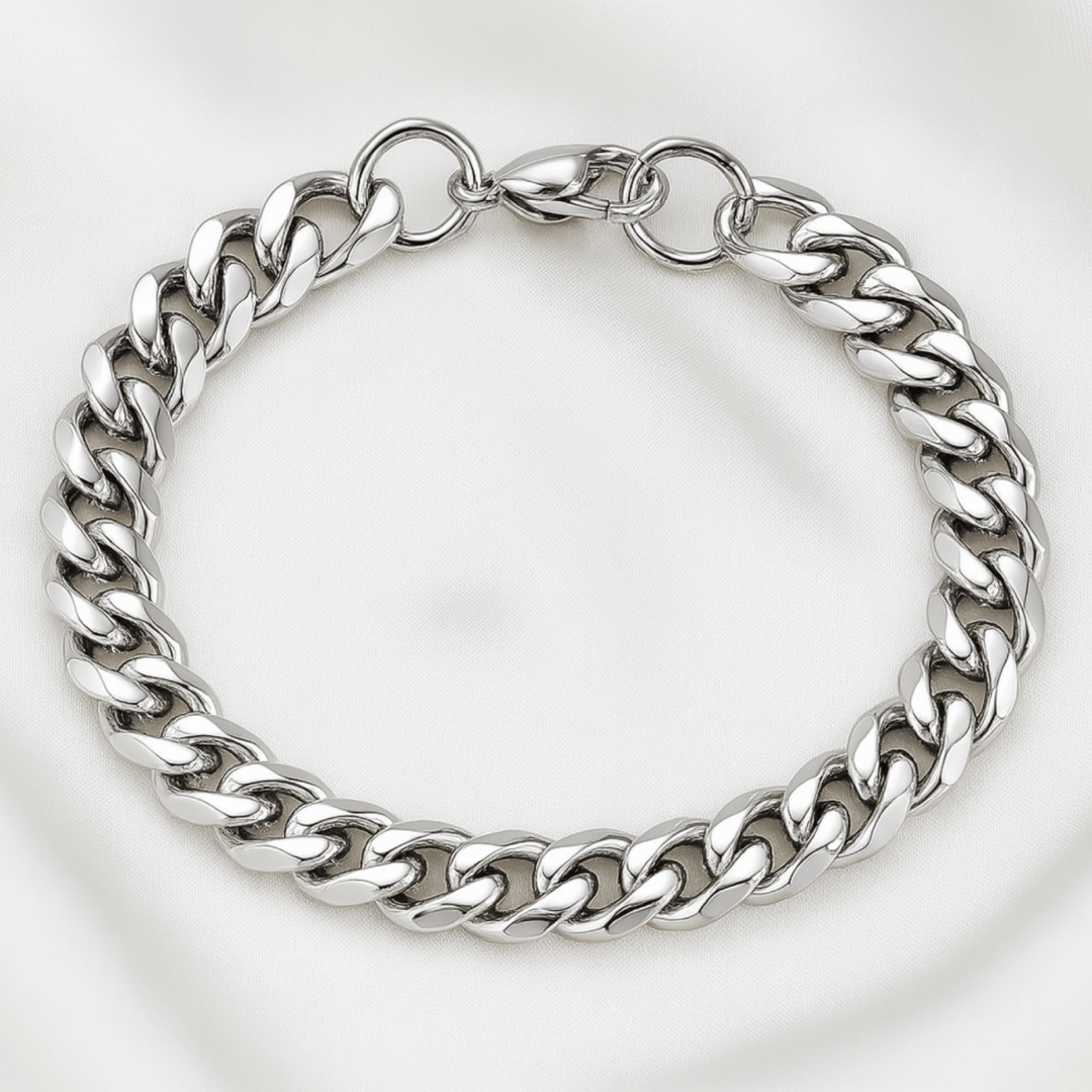 Lisslune | Armored CHAIN BRACELET – Adjustable Stainless Steel Punk-Inspired Elegance