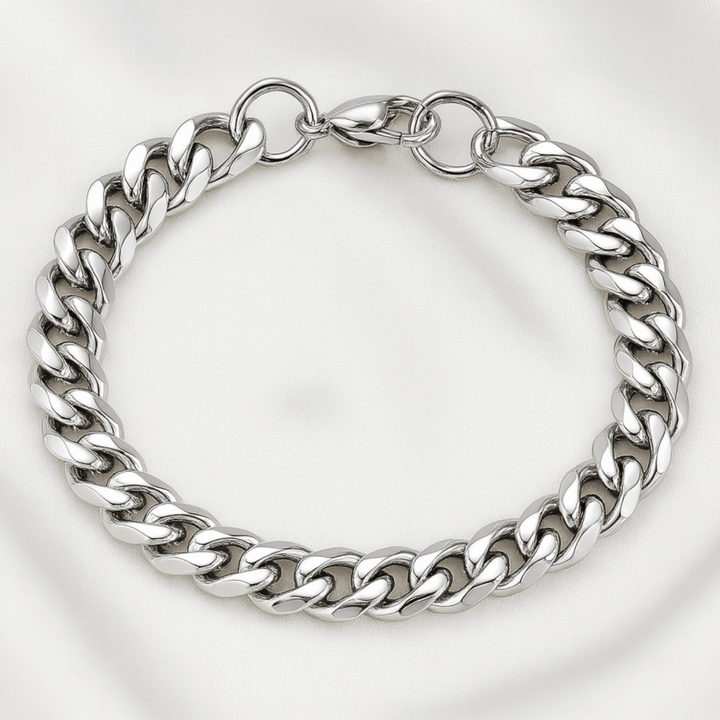 Lisslune | Armored CHAIN BRACELET – Adjustable Stainless Steel Punk-Inspired Elegance