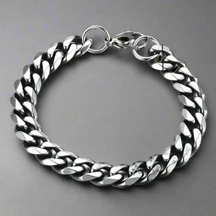 Lisslune | Armored CHAIN BRACELET – Adjustable Stainless Steel Punk-Inspired Elegance