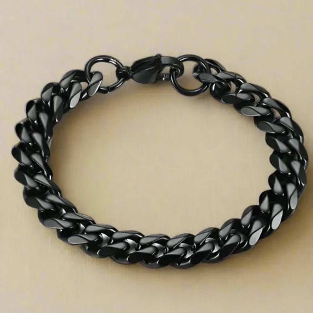 Lisslune | Armored CHAIN BRACELET – Adjustable Stainless Steel Punk-Inspired Elegance