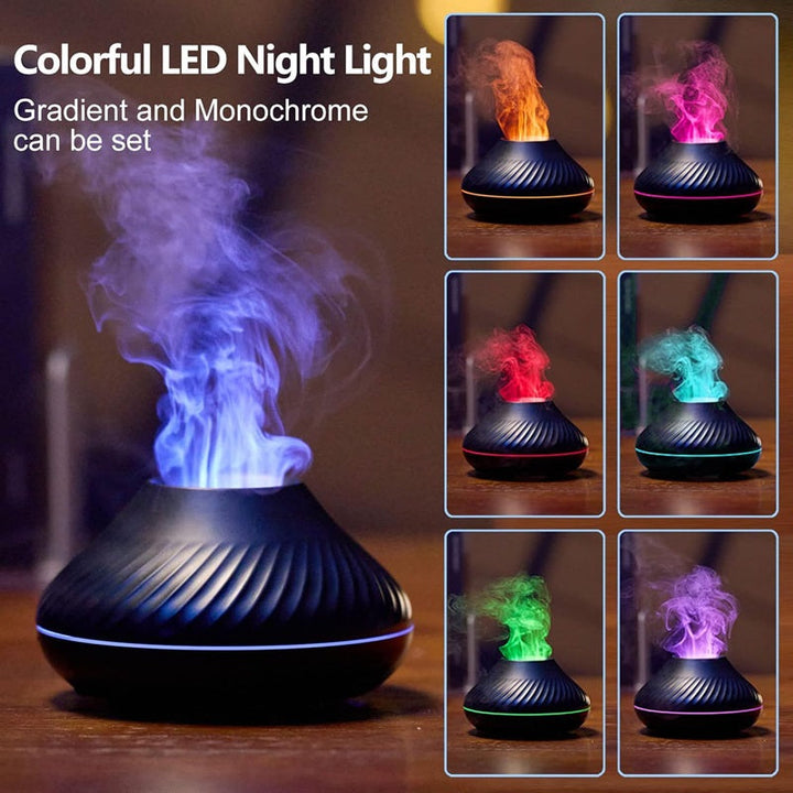 Lisslune | Essential Oil Diffuser with LED Flame Effect