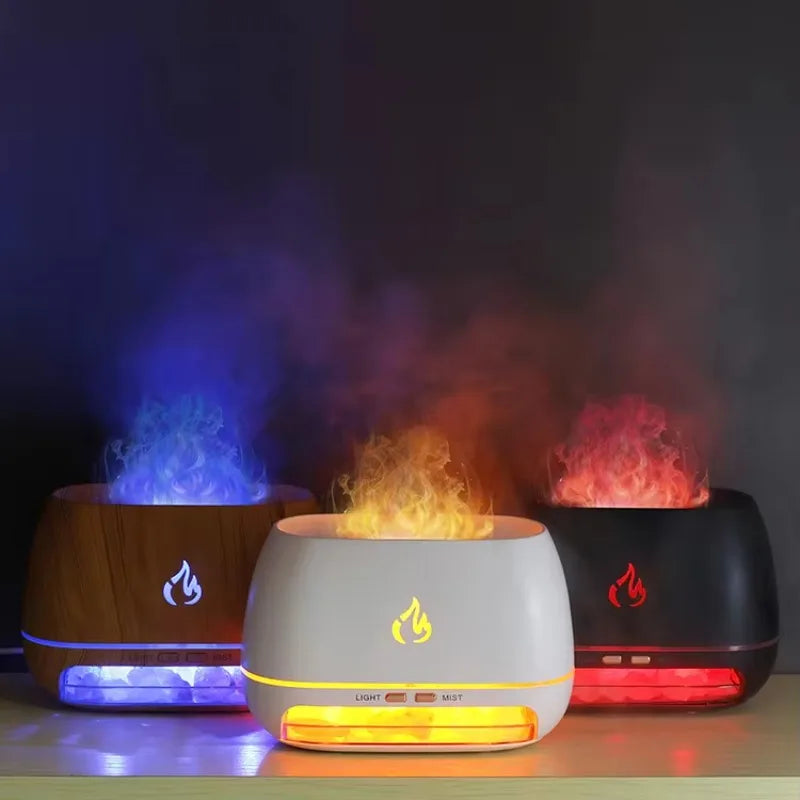 Lisslune | SaltLight Aroma Diffuser – Himalayan Salt Lamp with Fragrance Diffusion and Color Light