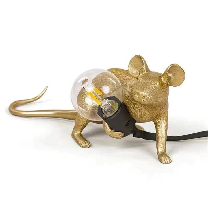 Lisslune | Royallure Art Deco Style LED Mouse Desk Lamp - Playful Desk Lighting