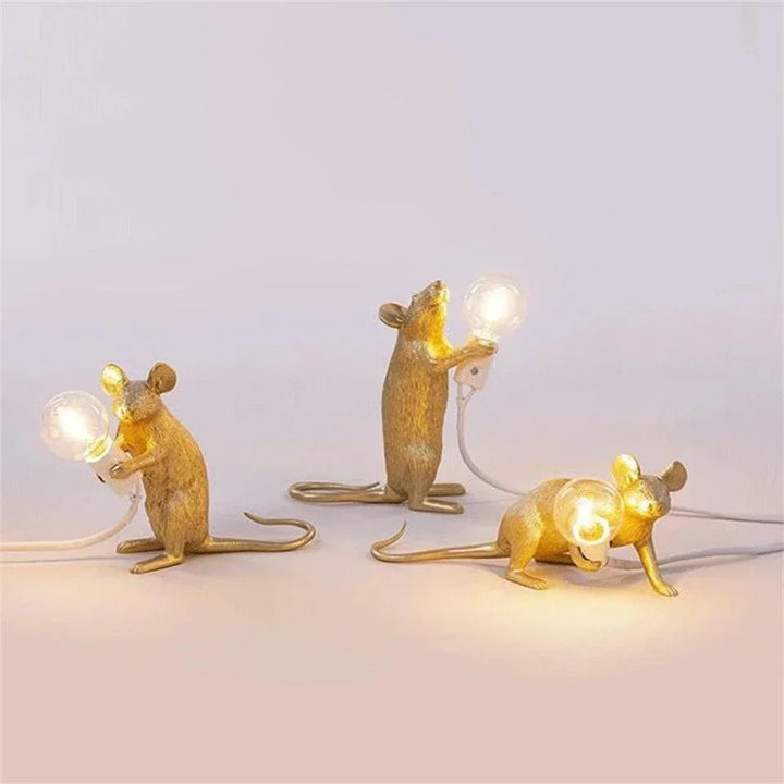 Lisslune | Royallure Art Deco Style LED Mouse Desk Lamp - Playful Desk Lighting