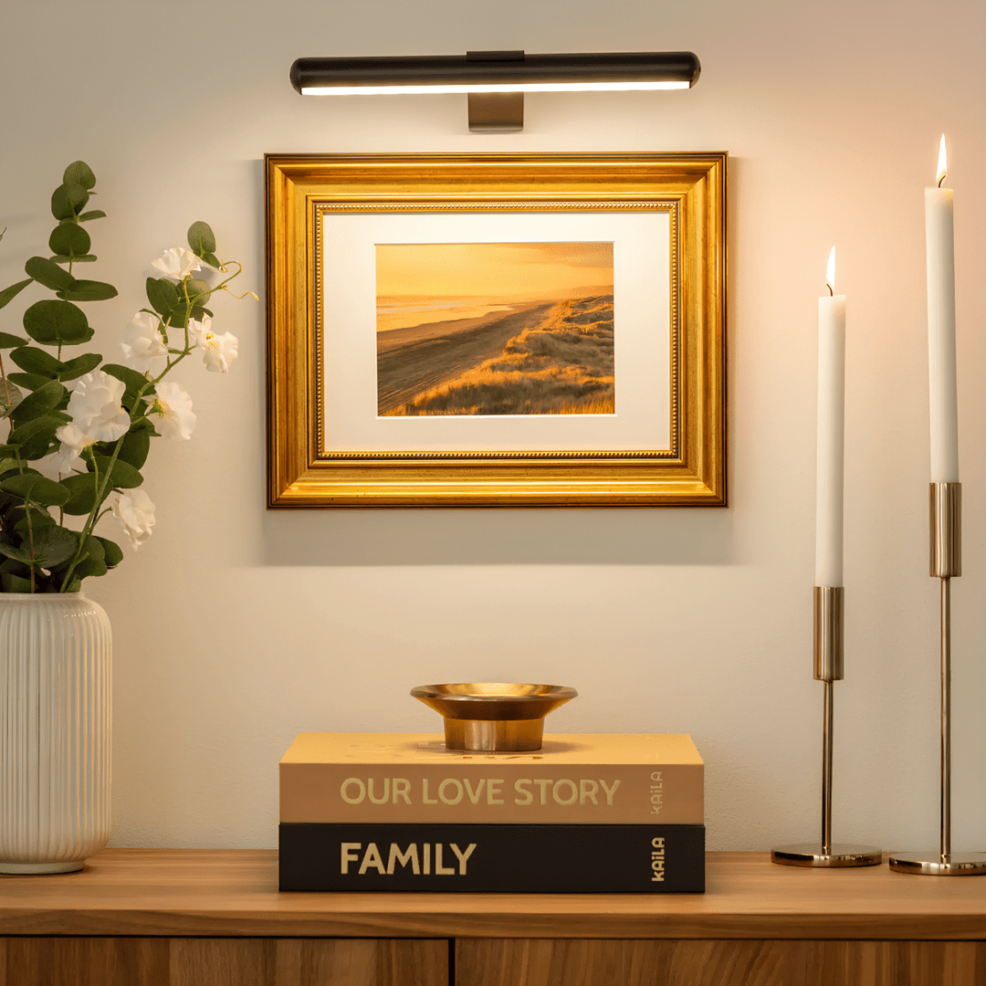 Lisslune | ArtGlow LED Wall Lamp – Wireless Lighting for Art and Decoration