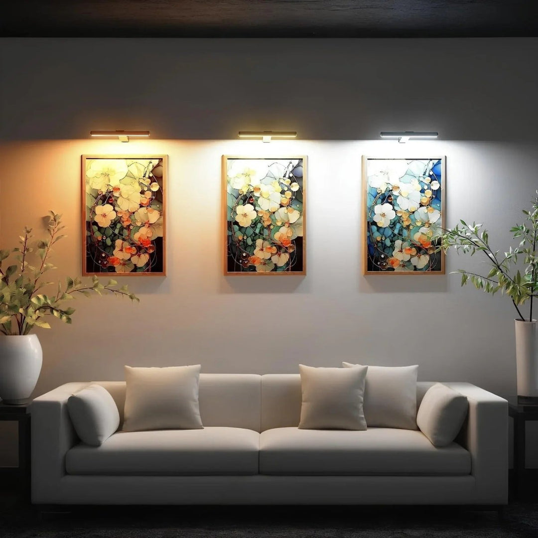 Lisslune | ArtGlow LED Wall Lamp – Wireless Lighting for Art and Decoration