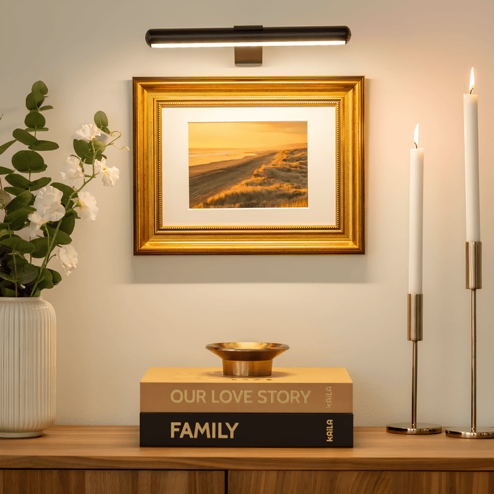 Lisslune | ArtGlow LED Wall Lamp – Wireless Lighting for Art and Decoration