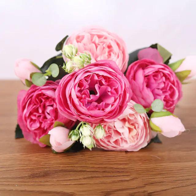 Lisslune | Eternal Elegance Silk Peony Arrangement