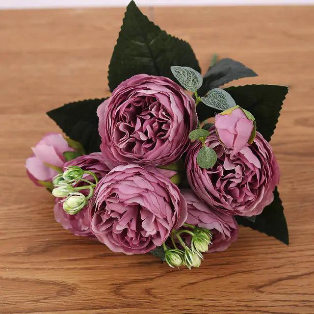 Lisslune | Eternal Elegance Silk Peony Arrangement