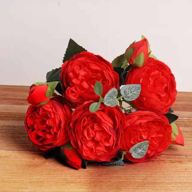 Lisslune | Eternal Elegance Silk Peony Arrangement