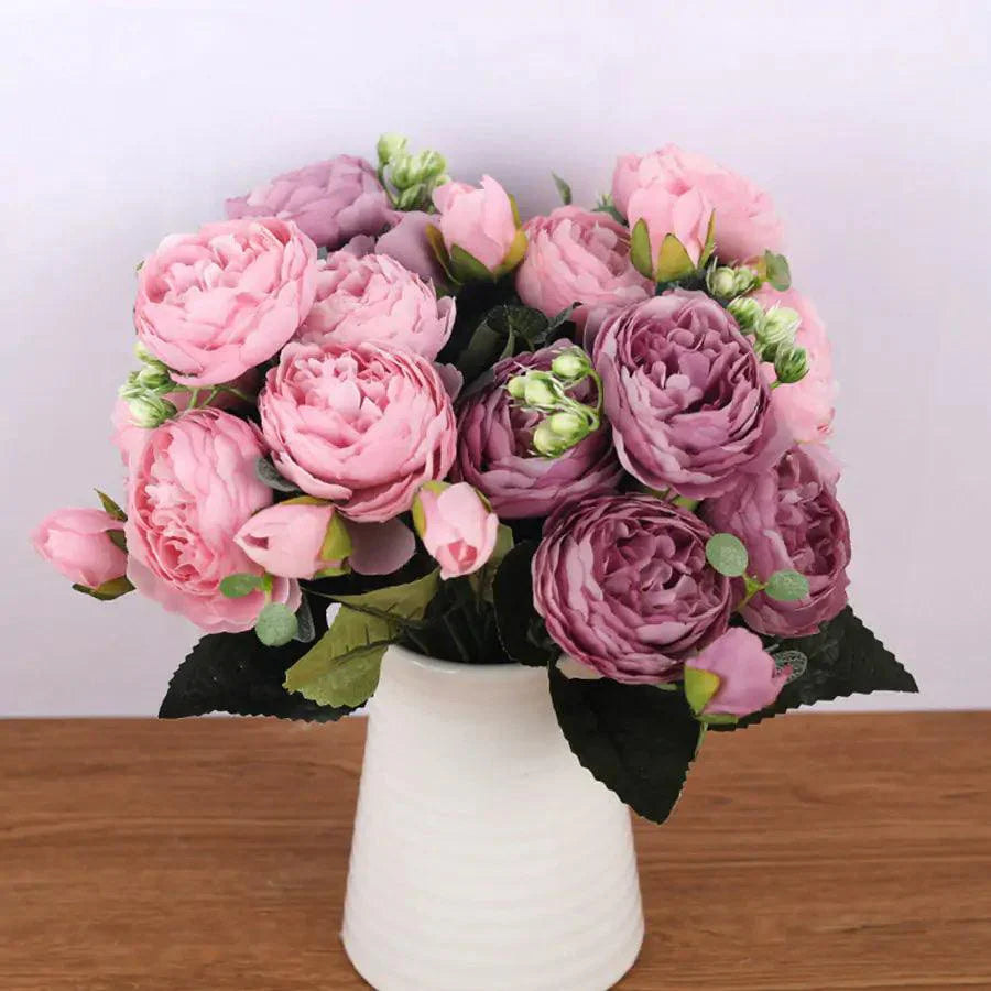 Lisslune | Eternal Elegance Silk Peony Arrangement
