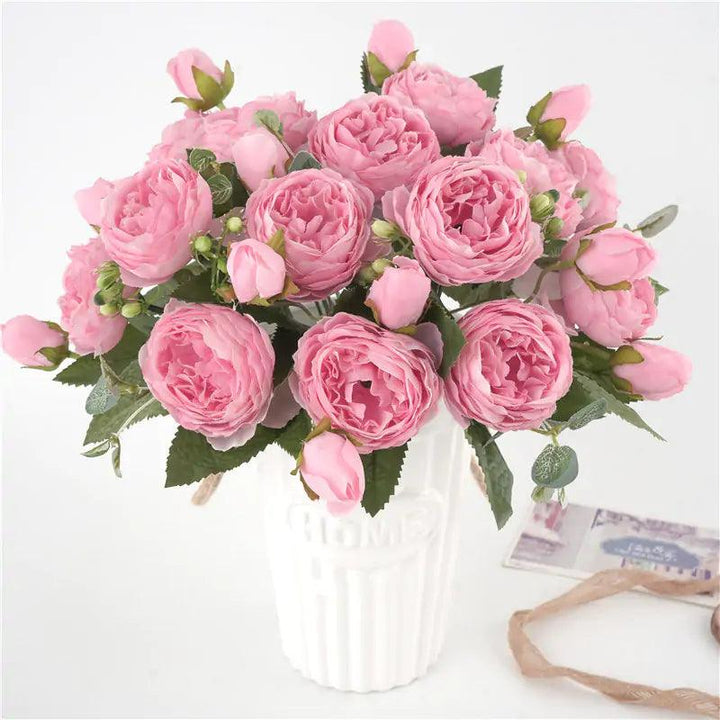 Lisslune | Eternal Elegance Silk Peony Arrangement