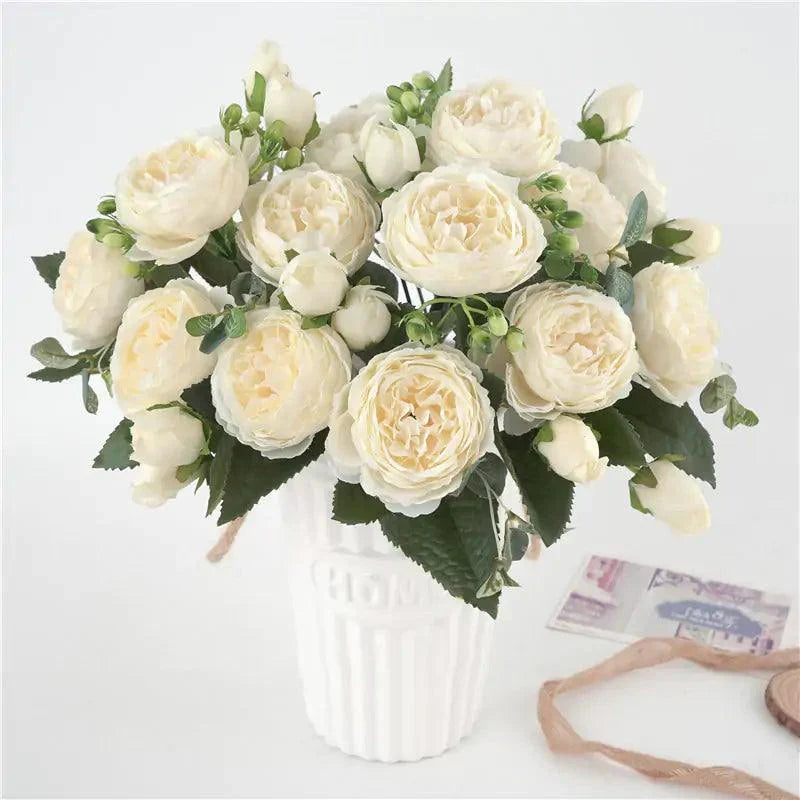Lisslune | Eternal Elegance Silk Peony Arrangement