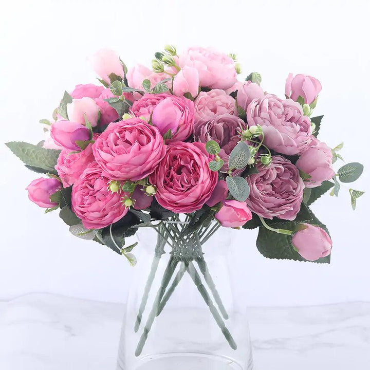 Lisslune | Eternal Elegance Silk Peony Arrangement