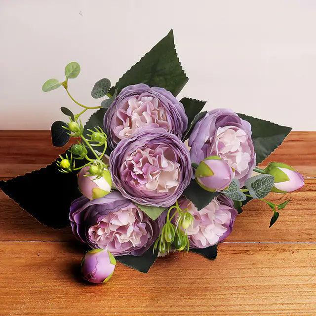 Lisslune | Eternal Elegance Silk Peony Arrangement