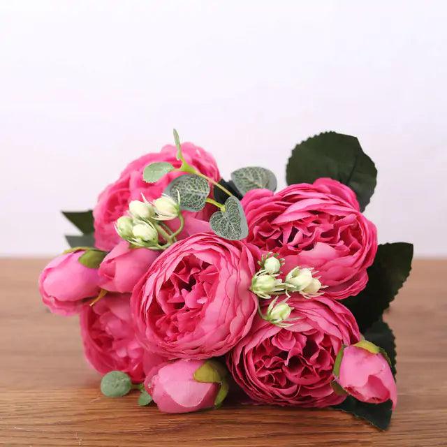 Lisslune | Eternal Elegance Silk Peony Arrangement