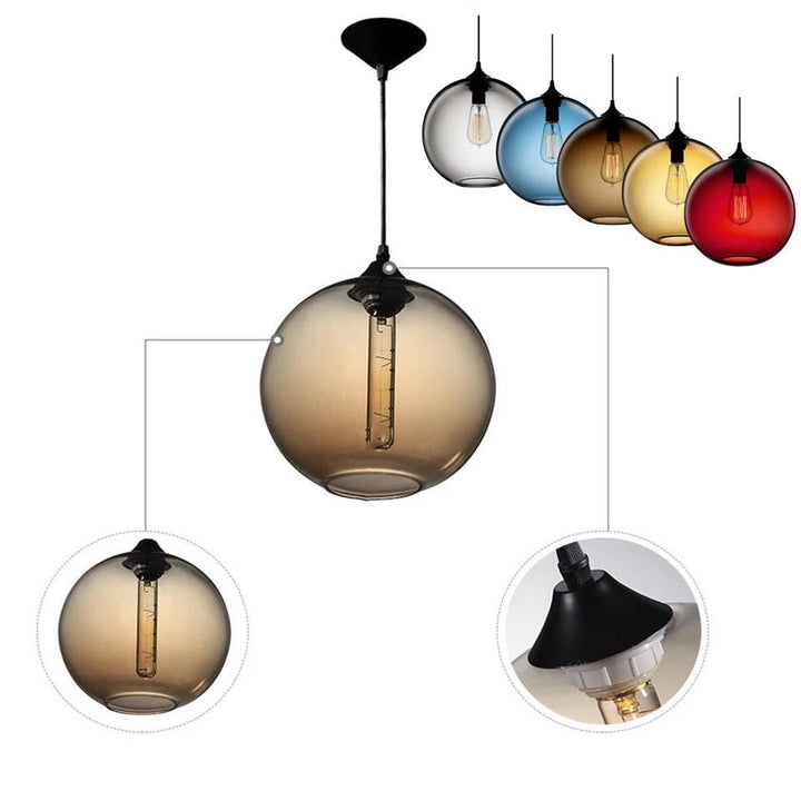 Lisslune | AuraGlass - Elegant Glass Hanging Light