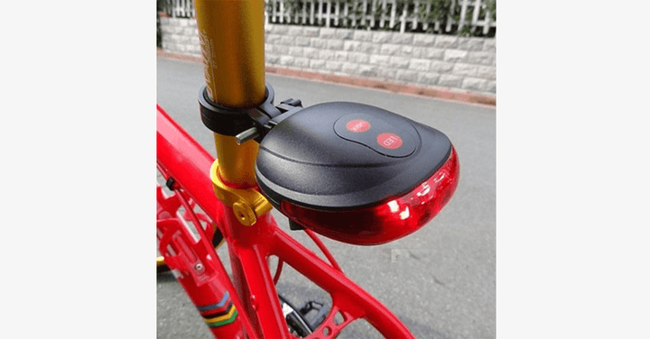Lisslune | Laser LED Rear Light for Bicycles – Ride in Style!