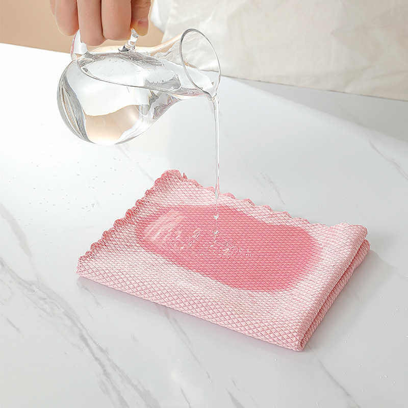 Lisslune | Soft Touch Wonder Cloth – Stripe-Free Cleaning of Glass, Mirrors & Stainless Steel