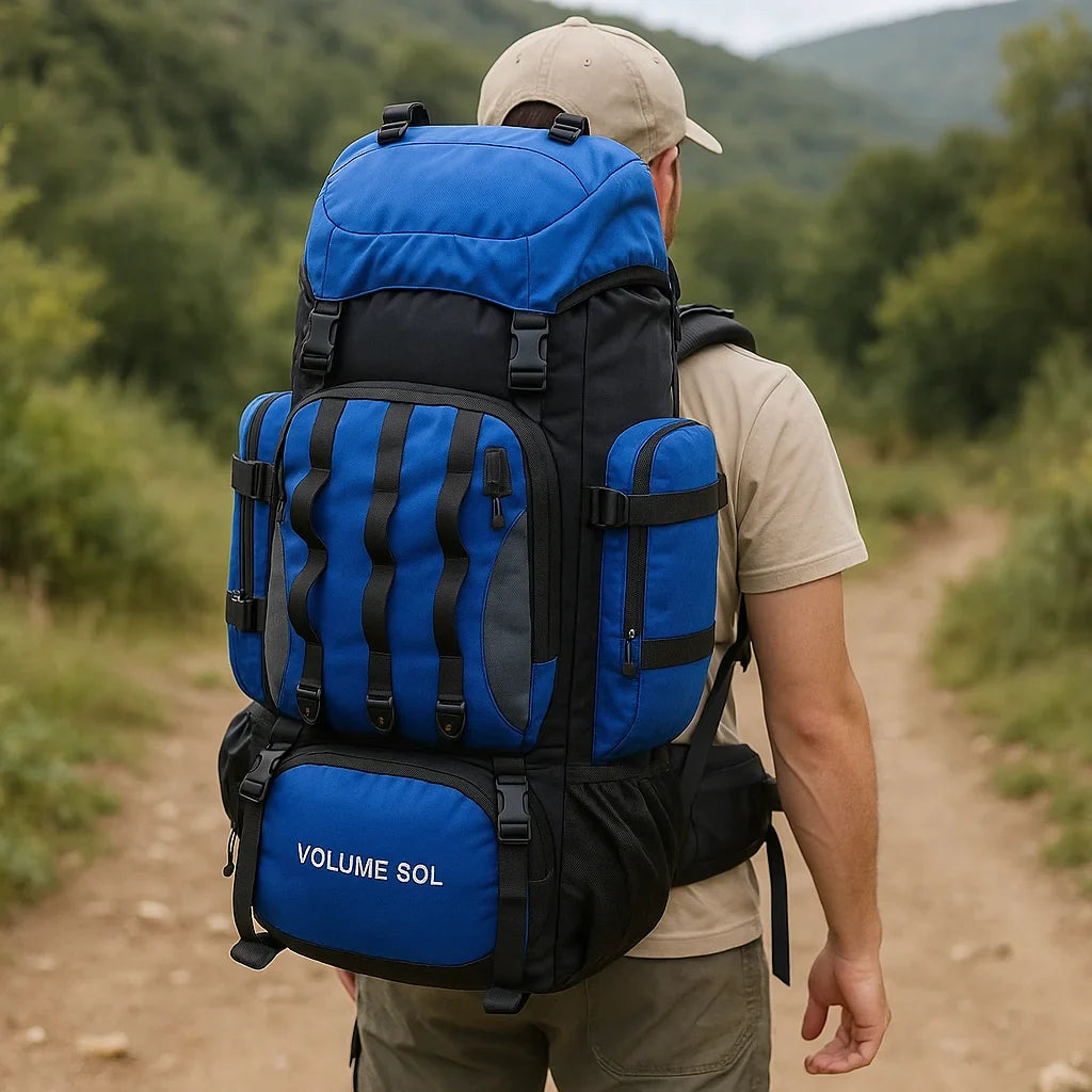 Lisslune | 90L Waterproof Hiking Backpack - Ultra-Lightweight Travel Pack for Outdoor Adventures & Camping