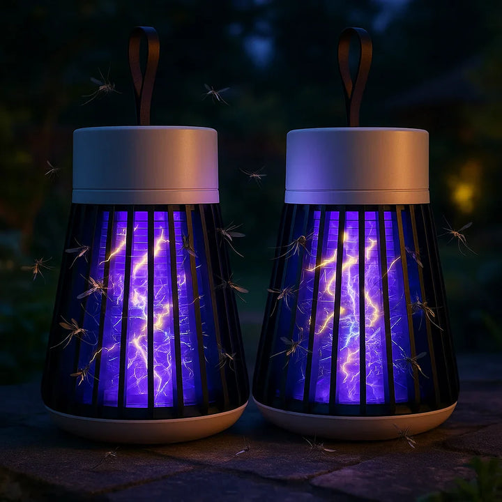Lisslune | Mosquito & Bug Killer Lamp - 2 Pack, UV Light Insect Trap for Indoor & Outdoor Use, Effective Pest Control Solution