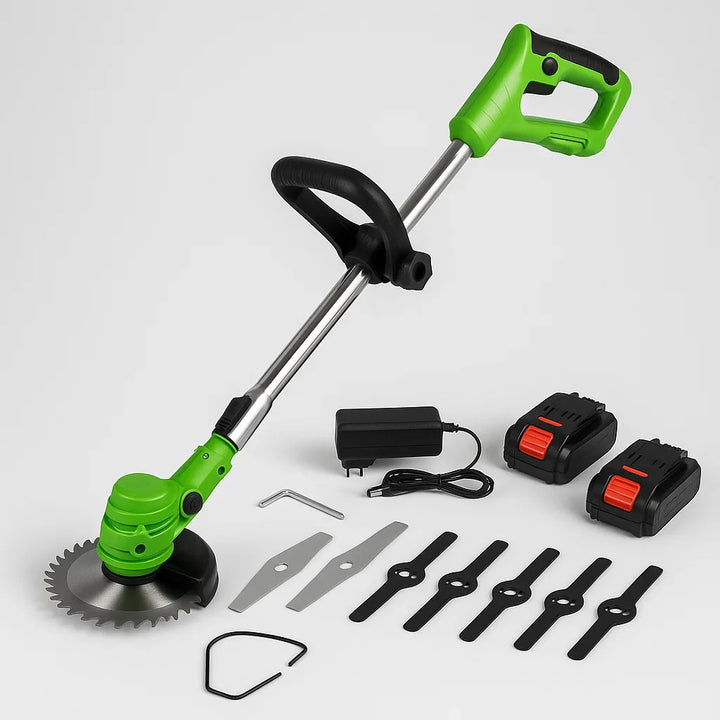 Lisslune | Powerful Electric Battery Operated Cordless Weed Eater / Grass Trimmer