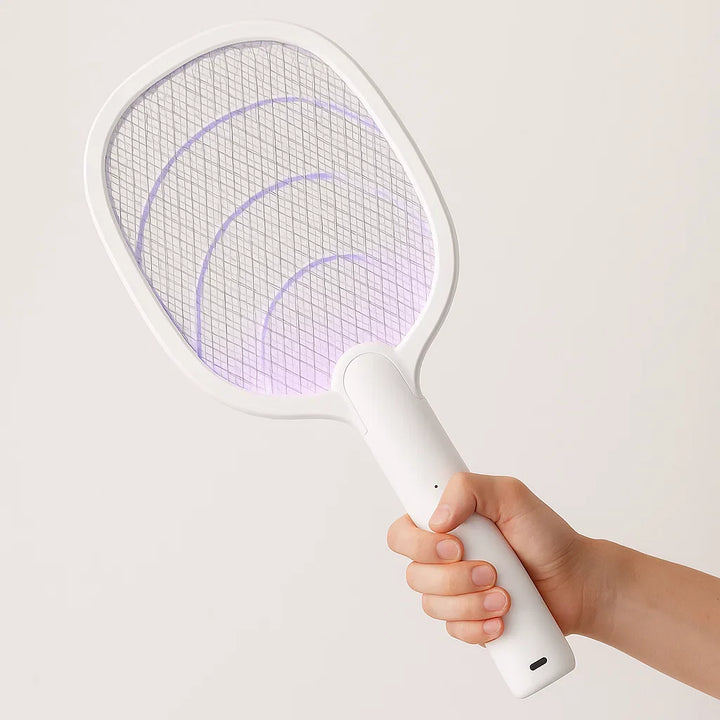 Lisslune | 2-in-1 Electric Mosquito Swatter & Bug Zapper – 2500V USB Rechargeable Insect Killer Racket