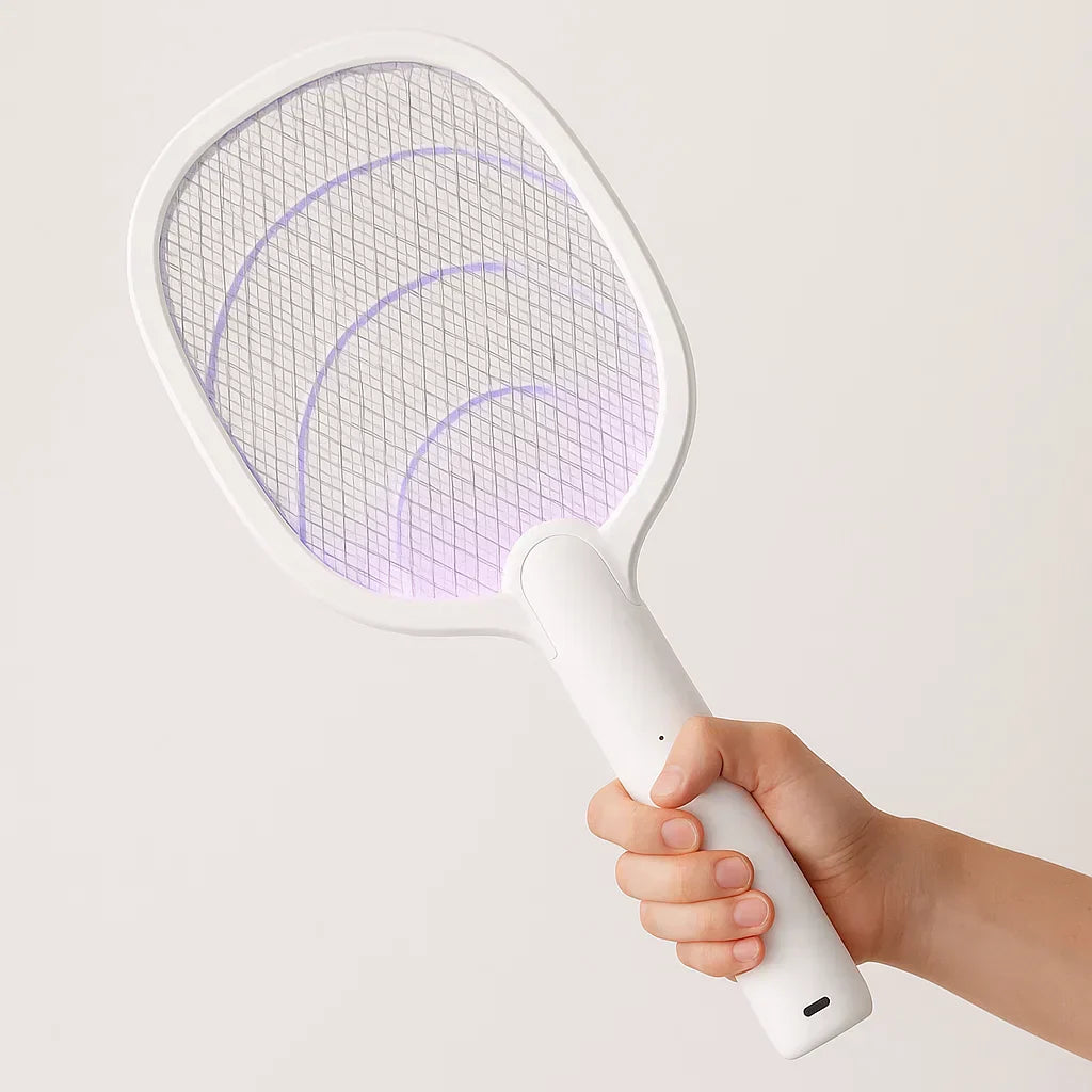 Lisslune | Rechargeable 2-in-1 Electric Fly Swatter and Insect Exterminator – 2500V Without Chemicals