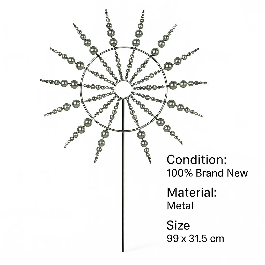 Lisslune | Anti-Rust Kinetic Metal Wind Spinner Windmill for Outdoor Garden Decor & Landscaping