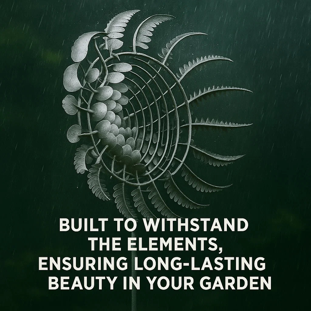 Lisslune | Anti-Rust Kinetic Metal Wind Spinner Windmill for Outdoor Garden Decor & Landscaping