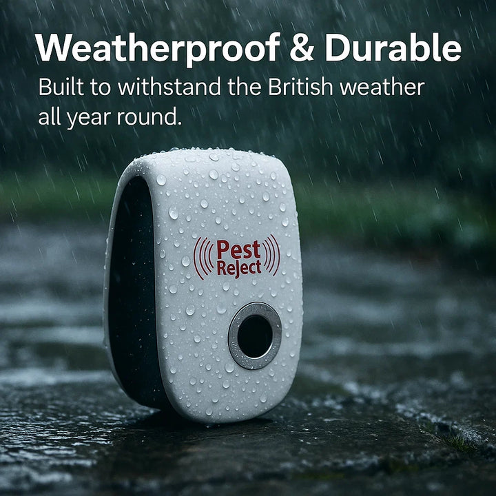 Lisslune | Ultrasonic Squirrel Repeller Device - Effective Pest Control to Deter Squirrels in 48 Hours for Gardens & Yards