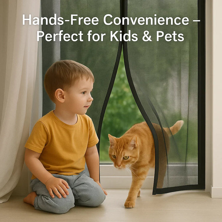 Lisslune | Magnetic Mosquito Net for Windows - No-See-Um Mesh Insect Screen for Home Protection & Bug Prevention