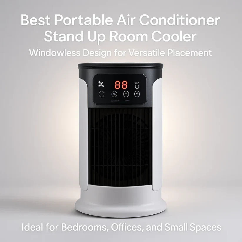 Lisslune | Portable Air Conditioner | Windowless, Energy Efficient & Ideal for Home Office and Dormitory Use