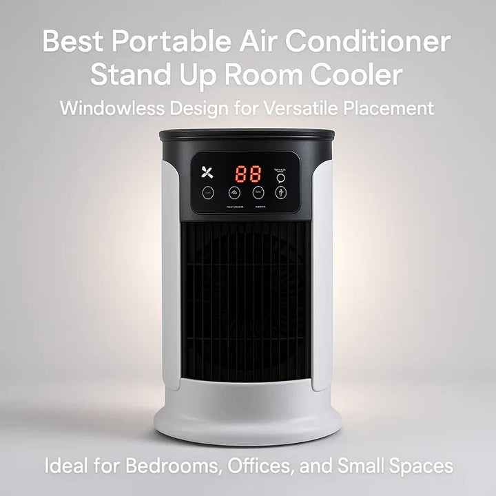 Lisslune | Portable Air Conditioner | Windowless, Energy Efficient & Ideal for Home Office and Dormitory Use