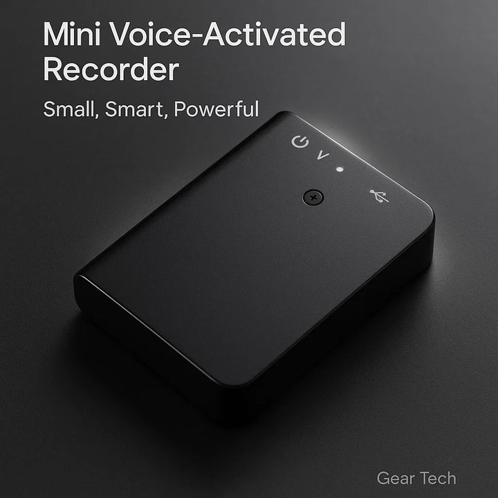 Lisslune | Miniature Voice Recorder – Small, Discreet, and Powerful Audio Capture | Perfect for Stealth Recording and Voice Activation