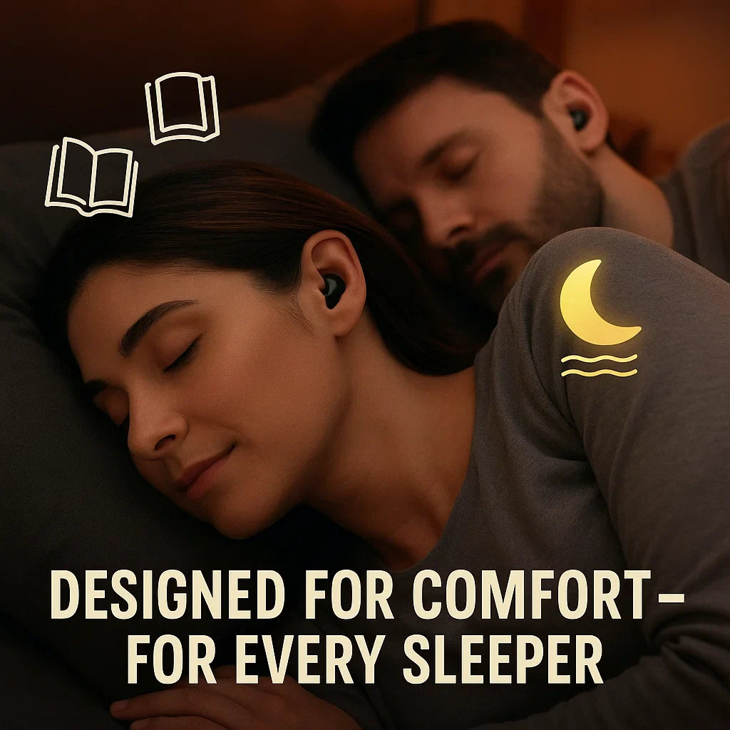 Lisslune | Invisible Wireless Sleep Headphones | IPX5 Waterproof, Bluetooth 5.3 for Comfortable Sleep and Relaxation