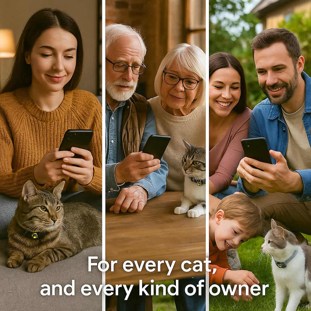 Lisslune | #1 Find  GPS Cat Tracker with Real-Time Location, Waterproof Design, and Activity Monitoring for Pet Safety and Tracking