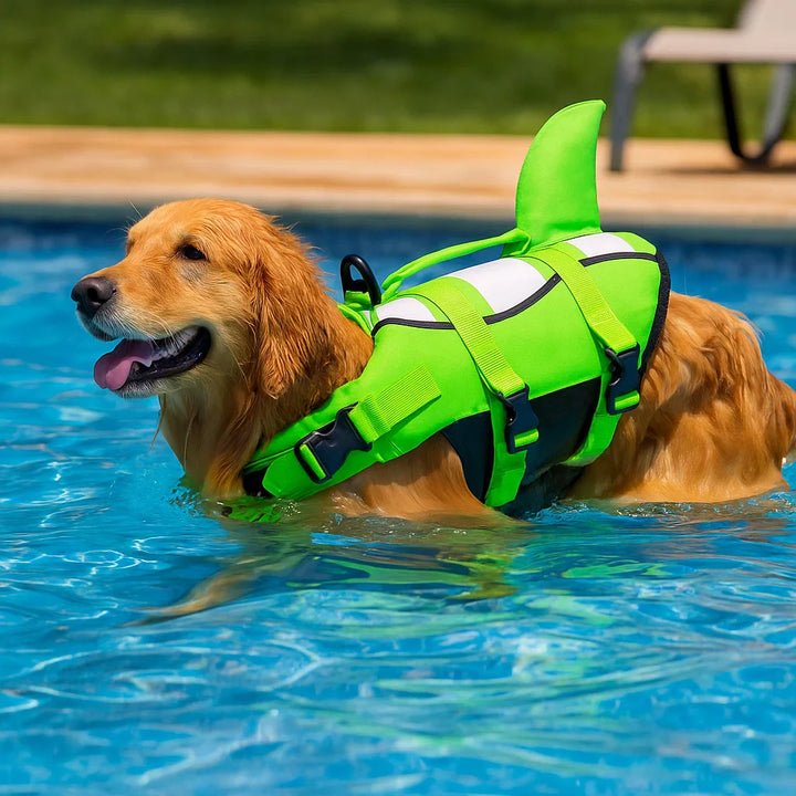 Lisslune | Dog Life Jacket | Enhanced Buoyancy, Adjustable Fit & Quick-Release for Water Adventures | Floating Vest for Dogs