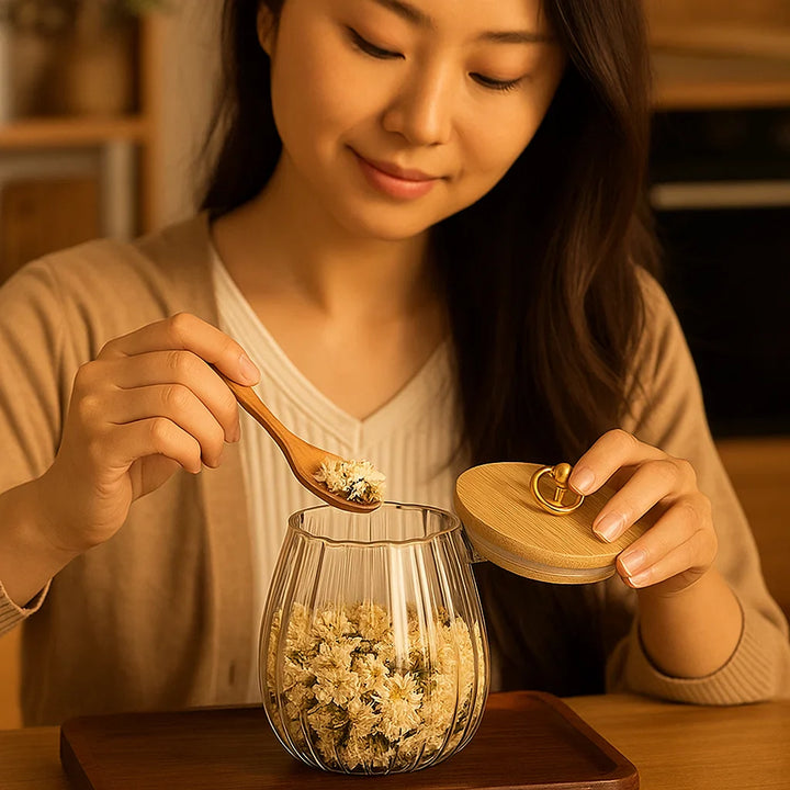Lisslune | Sealable Storage Jar - Airtight and Moisture Resistant