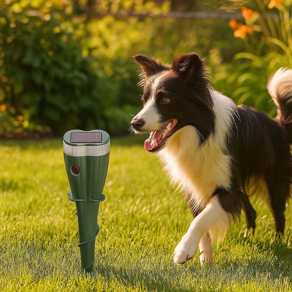 Lisslune | Solar Ultrasonic Animal and Insect Repellent Device