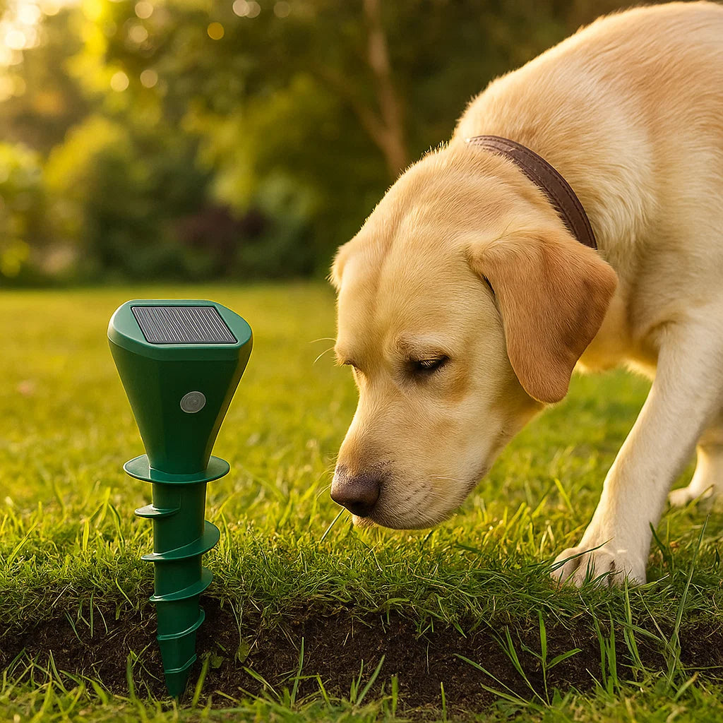 Lisslune | Solar Ultrasonic Animal and Insect Repellent Device