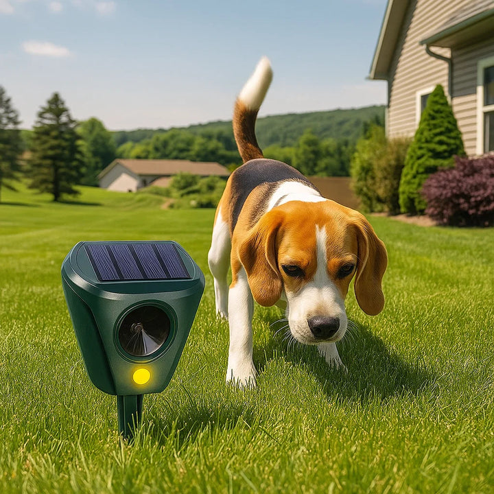 Lisslune | Solar Ultrasonic Animal and Insect Repellent Device