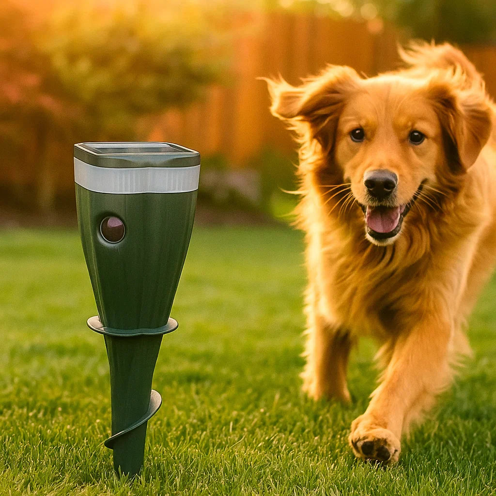 Lisslune | Solar Ultrasonic Animal and Insect Repellent Device